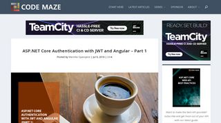 
                            12. ASP.NET Core Authentication with JWT and Angular - Part 1