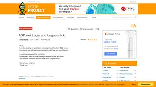 
                            7. ASP.net Login and Logout click - CodeProject