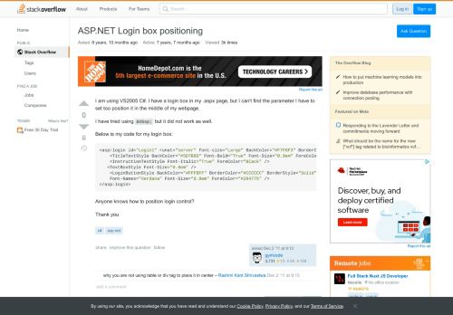 
                            6. ASP.NET Login box positioning - Stack Overflow