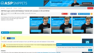 
                            3. ASP.Net Login control with Database Tutorial with examples in C# and ...