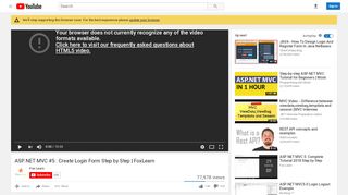 
                            1. ASP.NET MVC #5 : Create Login Form Step by Step | FoxLearn ...