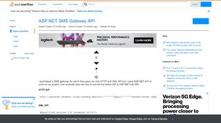 
                            9. ASP.NET SMS Gateway API - Stack Overflow