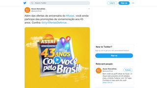 
                            12. Assaí Atacadista on Twitter: 