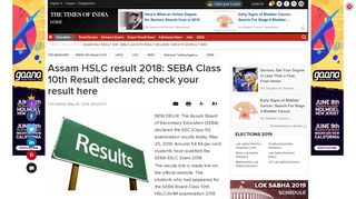 
                            7. Assam HSLC result 2018: SEBA Class 10th Result declared; check ...