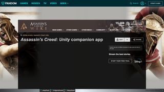 
                            8. Assassin's Creed: Unity companion app | Assassin's Creed Wiki ...