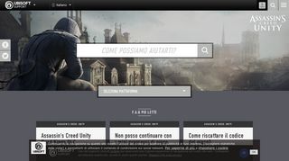 
                            4. Assassin's Creed: Unity - Supporto Clienti Ubisoft