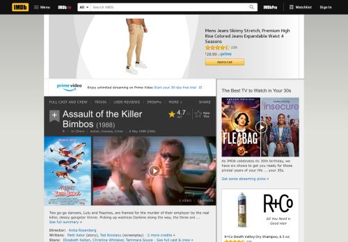 
                            4. Assault of the Killer Bimbos (1988) - IMDb