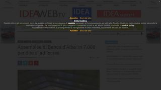 
                            10. Assemblea di Banca d'Alba: in 7.000 per dire sì ad Iccrea - www ...