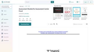
                            8. Assessment Module for Assessment Center Focal | Internet Forum ...