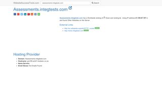 
                            5. Assessments.integtests.com Error Analysis (By Tools)