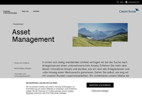 
                            5. Asset Management - Credit Suisse