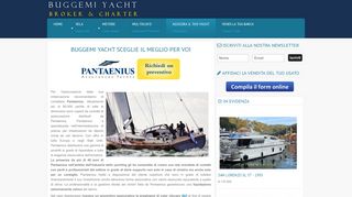 
                            12. ASSICURA IL TUO YACHT Pantaenius - Buggemi Yacht