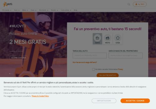 
                            3. Assicurazioni Online Verti: polizze auto, casa e moto