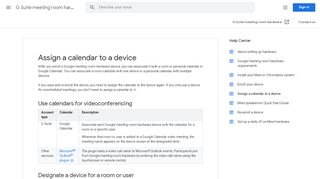 
                            10. Assign a calendar to a device - G Suite meeting ... - Google Support