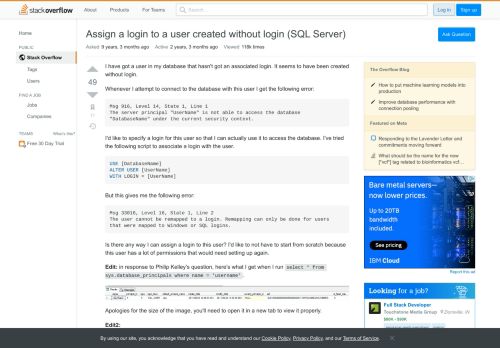 
                            4. Assign a login to a user created without login (SQL Server ...