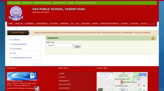 
                            2. Assignments - DAV Public School, Vasant Kunj