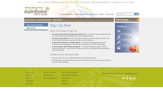 
                            11. Assiniboine Credit Union - Sign Up Now