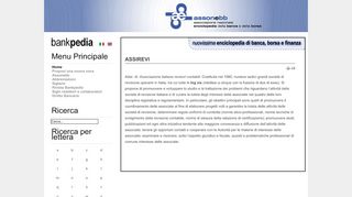 
                            8. ASSIREVI - Bankpedia