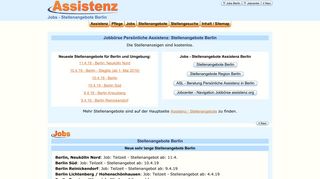 
                            6. Assistenz - Stellenangebote, Jobs in Berlin - Assistenz.org