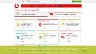 
                            8. Assistenza ADSL, Telefono Fisso e Fibra - Vodafone