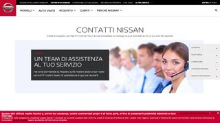 
                            5. Assistenza clienti Nissan – Contattaci | Nissan Italia