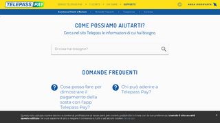 
                            11. Assistenza Clienti - Telepass Pay