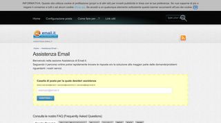 
                            7. Assistenza Email | Assistenza email.it - Configurazioni, tutorial e ...