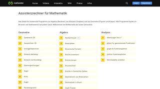 
                            5. Assistenzrechner für Mathematik | Matheretter ?