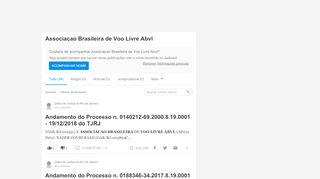 
                            8. Associacao Brasileira de Voo Livre Abvl - JusBrasil