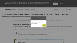 
                            11. Associar o seu equipamento de navegação à sua conta TomTom