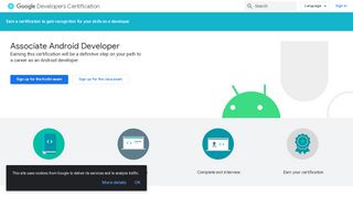 
                            8. Associate Android Developer Certification - Google Developers