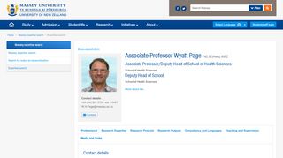 
                            8. Associate Professor Wyatt Page - Associate Professor/Deputy Head of ...