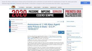 
                            5. Assunzione di 1.148 Allievi Agenti della Polizia di Stato