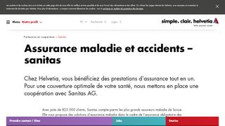 
                            6. Assurance maladie et accidents – sanitas | Helvetia.ch