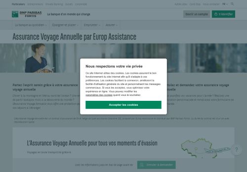 
                            12. Assurance Voyage Annuelle par Europ Assistance | BNP Paribas ...