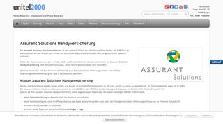 
                            10. Assurant Solutions Handyversicherung - Handy Reparatur - unitel2000