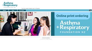 
                            6. Asthma Foundation Print Ordering Home