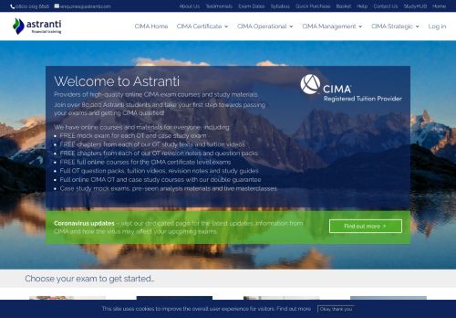 
                            11. Astranti: Online CIMA Courses and Study Materials