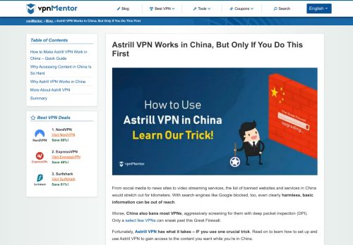 
                            5. Astrill VPN Works in China, But Only If You Do This First - ...