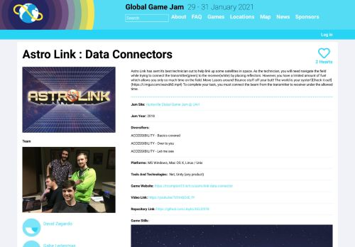 
                            12. Astro Link : Data Connectors | Global Game Jam®