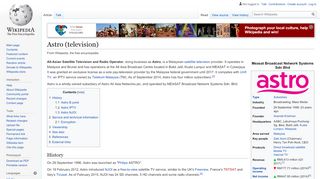 
                            9. Astro (television) - Wikipedia
