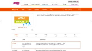 
                            3. ASTRO TUTOR TV PT3 [Ch 602] | Channels | What's On | ...