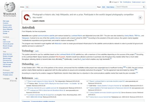 
                            5. Astrolink - Wikipedia