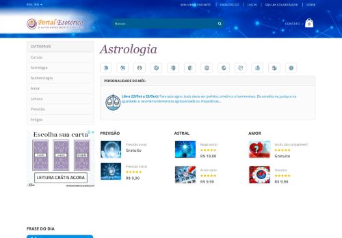 
                            7. Astrologia - Portal Esotérico