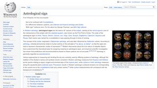 
                            3. Astrological sign - Wikipedia