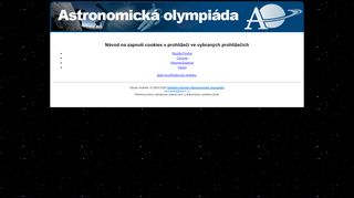 
                            5. Astronomická olympiáda - Astro.cz