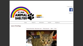 
                            11. Astro's Web Page - St. Paul Animal Shelter