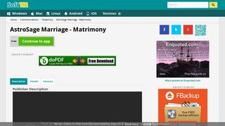 
                            6. AstroSage Marriage - Matrimony Free Download - soft112.com