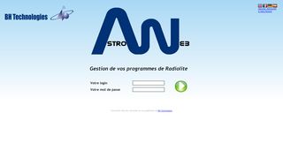 
                            3. AstroWeb - Connexion