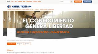 
                            12. Asturias Corporación Universitaria in Colombia - Masterstudies.com